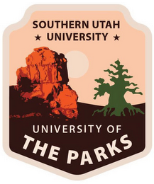 SOUTHERN UTAH UNIVERSITY UNIVERSITY OF THE PARKS logo