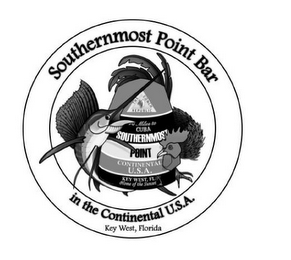 SOUTHERNMOST POINT BAR IN THE CONTINENTAL U.S.A. KEY WEST, FLORIDA logo