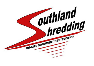 SOUTHLAND SHREDDING ON-SITE DOCUMENT DESTRUCTION logo