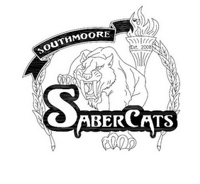 SOUTHMOORE SABERCATS EST. 2008 logo