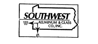 SOUTHWEST ALUMINUM & GLASS CO., INC. W S logo