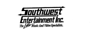 SOUTHWEST ENTERTAINMENT INC. THE LATIN MUSIC AND VIDEO SPECIALISTS logo