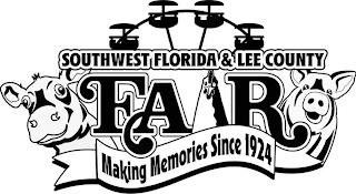 SOUTHWEST FLORIDA & LEE COUNTY FAIR MAKING MEMORIES SINCE 1924 logo