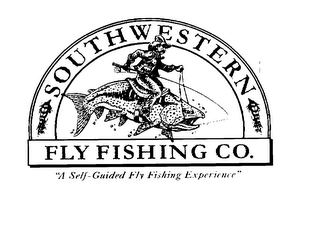 SOUTHWESTERN FLY FISHING CO. "A SELF-GUIDED FLY FISHING EXPERIENCE" logo