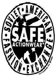 SOVIET AMERICAN FASHION EXCHANGE logo