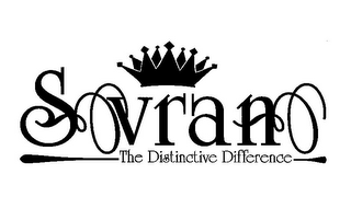 SOVRANO THE DISTINCTIVE DIFFERENCE logo