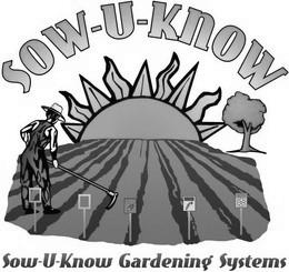 SOW-U-KNOW GARDENING SYSTEMS logo