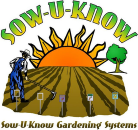 SOW-U-KNOW GARDENING SYSTEMS SEEDS logo