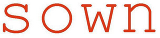 SOWN logo