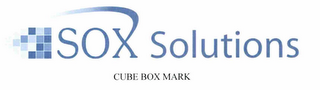 SOX SOLUTIONS CUBE BOX MARK logo