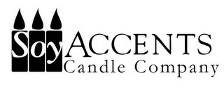 SOY ACCENTS CANDLE COMPANY logo