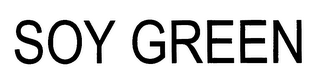 SOY GREEN logo