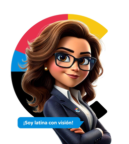 ¡SOY LATINA CON VISIÓN! logo