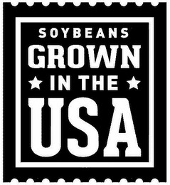 SOYBEANS GROWN IN THE USA logo
