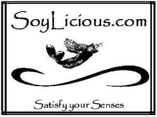 SOYLICIOUS.COM SATISFY YOUR SENSES logo