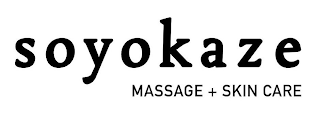SOYOKAZE MASSAGE + SKIN CARE logo