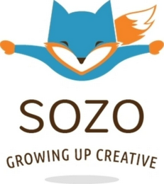 SOZO GROWING UP CREATIVE logo
