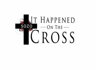 SOZO IT HAPPENED ON THE CROSS logo