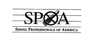 SP A SIDING PROFESSIONALS OF AMERICA logo