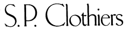 S.P. CLOTHIERS logo