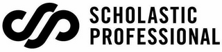 SP SCHOLASTIC PROFESSIONAL logo