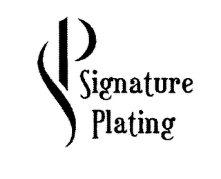 SP SIGNATURE PLATING logo