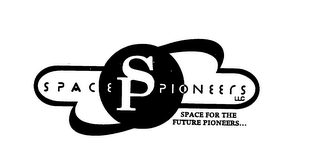 SP SPACE PIONEERS LLC SPACE FOR THE FUTURE PIONEERS... logo