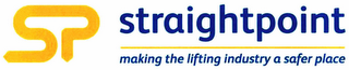 SP STRAIGHTPOINT MAKING THE LIFTING INDUSTRY A SAFER PLACE logo