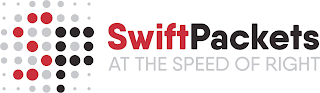 SP SWIFTPACKETS AT THE SPEED OF RIGHT logo