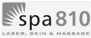 SPA 810 LASER, SKIN & MASSAGE logo