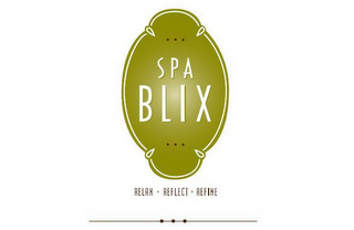 SPA BLIX RELAX REFLECT REFINE logo