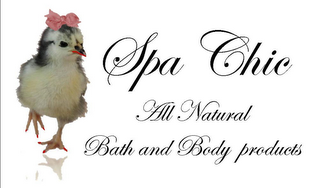 SPA CHIC ALL NATURAL BATH AND BODY PRODUCTS logo