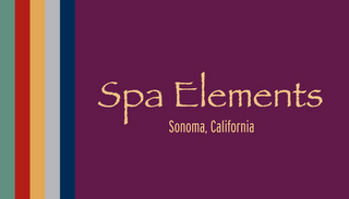 SPA ELEMENTS SONOMA, CALIFORNIA logo