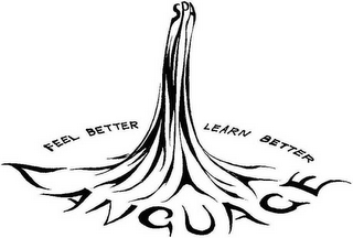 SPA FEEL BETTER LEARN BETTER LANGUAGE logo