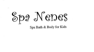 SPA NENES SPA BATH & BODY FOR KID logo