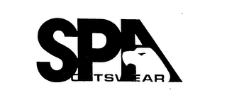 SPA SPORTSWEAR SPORTS PRODUCTS OF AMERICA logo