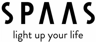 SPAAS LIGHT UP YOUR LIFE logo