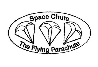 SPACE CHUTE THE FLYING PARACHUTE logo