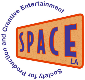 SPACE LA SOCIETY FOR PRODUCTION AND CREATIVE ENTERTAINMENT logo