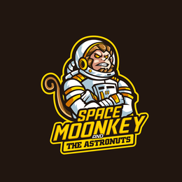 SPACE MOONKEY AND THE ASTRONUTS logo