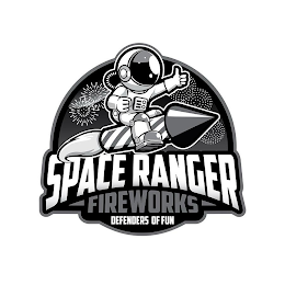 SPACE RANGER FIREWORKS DEFENDERS OF FUN logo