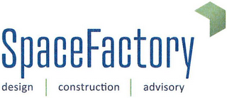 SPACEFACTORY DESIGN CONSTRUCTION ADVISORY logo