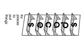 SPACES FOR PLACES TO PUT THINGS logo
