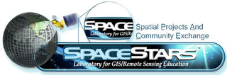 SPACESTARS LABORATORY FOR GIS/REMOTE/SENSING EDUCATION SPACE LABORATORY FOR GIS/R SPATIAL PROJECTS AND COMMUNITY EXCHANGE logo