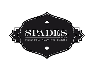 SPADES BRAND PREMIUM PLAYING CARDS logo
