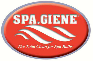 SPA.GIENE THE TOTAL CLEAN FOR SPA BATHS logo