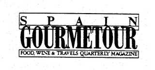 SPAIN GOURMETOUR FOOD, WINE & TRAVELS QUARTERLY MAGAZINE logo