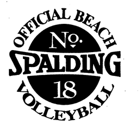 SPALDING - OFFICIAL BEACH VOLLEYBALL NO. 18 logo