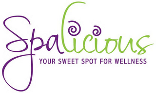 SPALICIOUS YOUR SWEET SPOT FOR WELLNESS logo