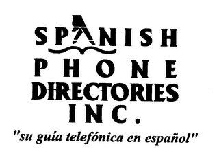 SPANISH PHONE DIRECTORIES INC. "SU GUIA TELEFONICA EN ESPANOL" logo